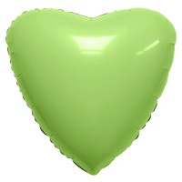 Сердце Мистик Фисташка, фольгированный шар