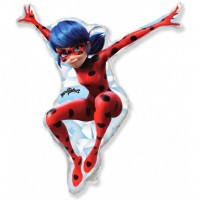 Леди Баг / Lady Bug, фольгированный шар