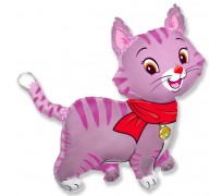 Мой милый котенок (розовый), фольгированный шар